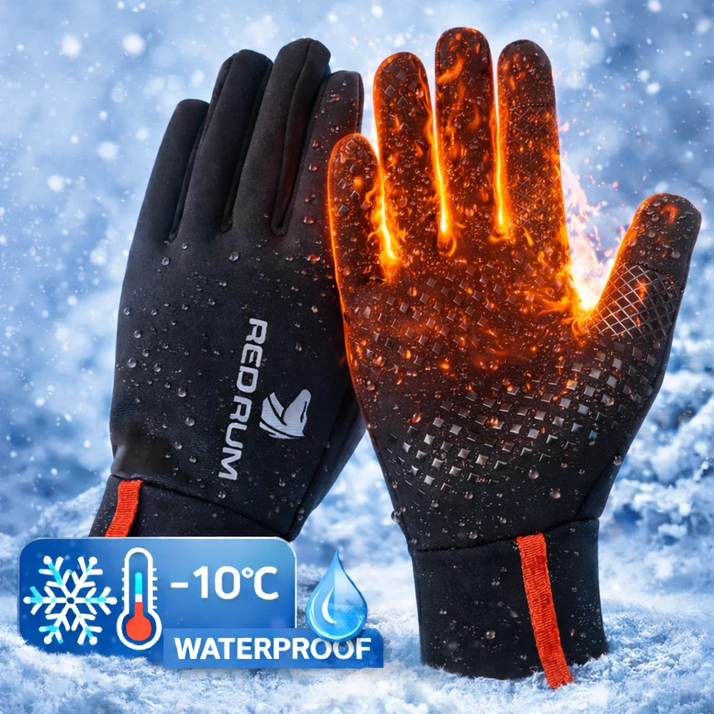 REDRUM Winter Thermal Running gloves Cycling Waterproof Driving Ski MTB Bike
Opens in a new window o