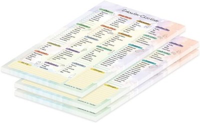 PRICARO Einkaufsliste System, Checkliste, A5, 3 Stück