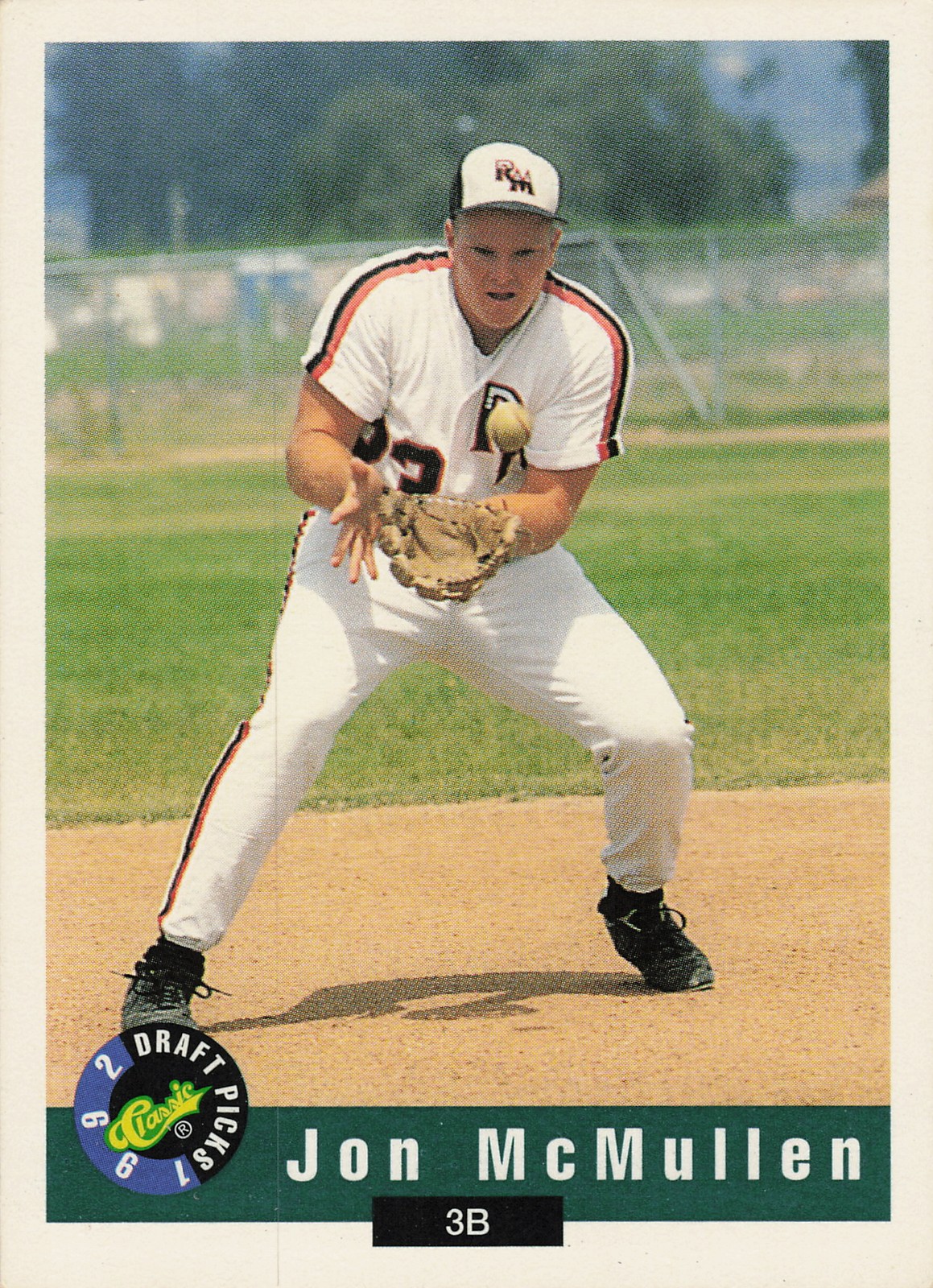 1992 Classic Draft Picks #116 Jon McMullen Excellent