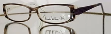 Vintage NICOLE MILLER COLLECTION MERCI Eyeglasses OYSTER New Plastic 50-14-130