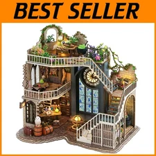 Creative Wooden Dollhouse Kit, Tiny House DIY Project