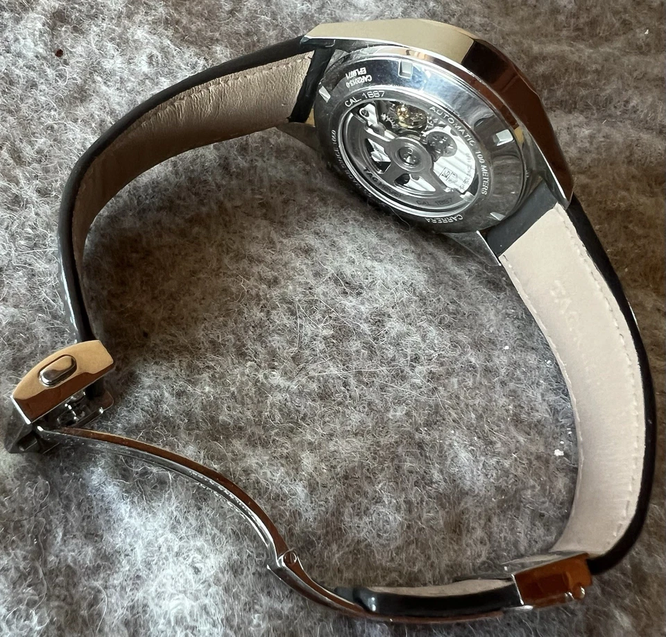 Reloj cronógrafo para hombre Tag Heuer Carrera esfera gris CAR2013-0 EPL9971 Foto 2 de 4