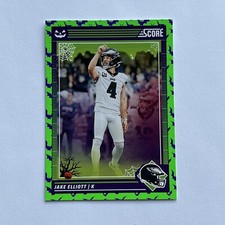 2024 Score Football Halloween Bat Card #231 Jake Elliott, Philadelphia Eagles