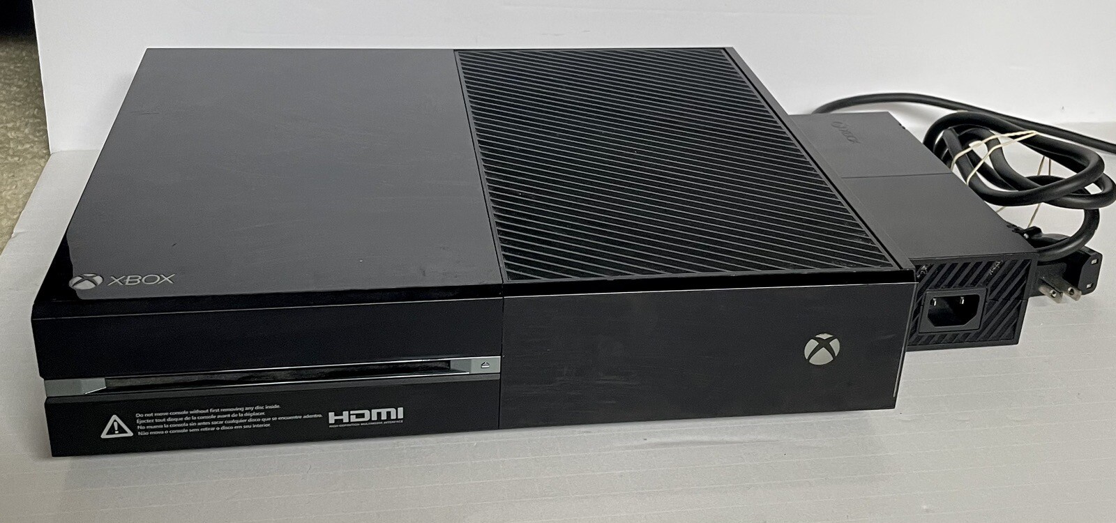 READ Microsoft Xbox One 365GB Console Black 1540 w/ Power Supply No