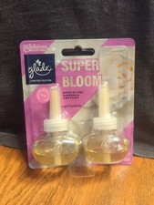 1 Pack Glade Super Bloom Plug Ins Scented Oil Refills Limited Edition Gardenia