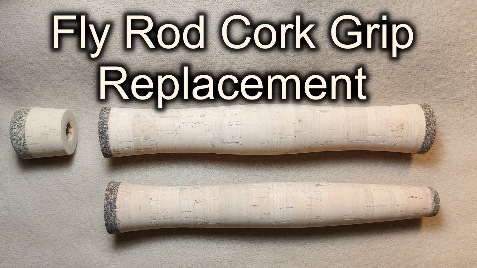 Fly Rod Cork Grip Handle Replacement Repair by Coastal Creek Outfitters