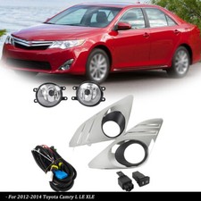 Fit For Toyota Camry L Le Xle 2012-2014 Fog Lights Assembly Driverpassenger New