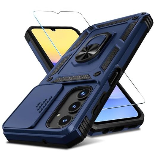 Janmitta Compatible with Galaxy A15 5G Case Samsung Galaxy A15(6.5 Inch) Blue