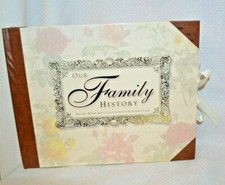 NEW Family HISTORY Record BOOK PHOTOGRAPH Album FAMILY TREE 11" x 9" Photos
