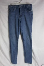 Levis 721 Womens Size 29 Medium Wash Stretch Denim High Rise Skinny Jeans