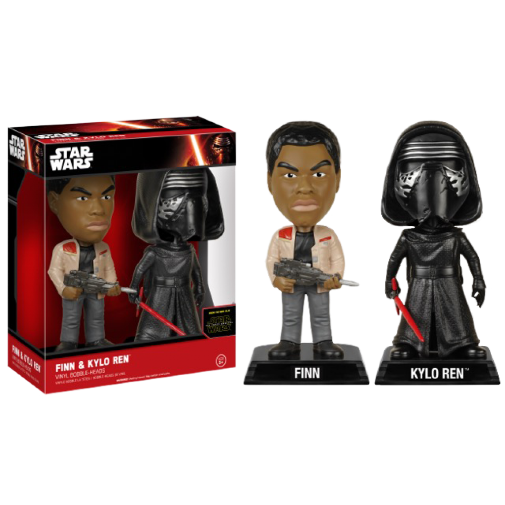 Star Wars Episode VII Wacky Wobblers Bobble-Heads 2-Pack Finn & Kylo Ren