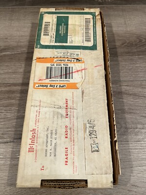 McIntosh MEQ451 2CH 6 Band Parametric Equalizer NOS RARE