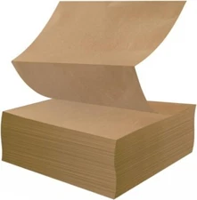 Packing Paper Sheets 1500 Count Fanfold #35 Kraft Paper 11" Perforations