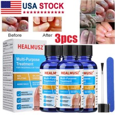 3pack HEALMUSZ Nail Repair Essence Remove Onychomycosis Nail Fungal Infection