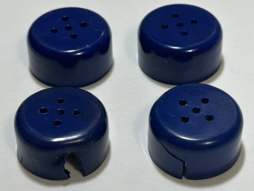 Used Set Of 4 Clearly Canadian Summer Strawberry Glass Salt & Pepper Shakers - Picture 6 of 12