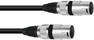 OMNITRONIC Adapterkabel XLR(M)/XLR(M) 0,2m sw