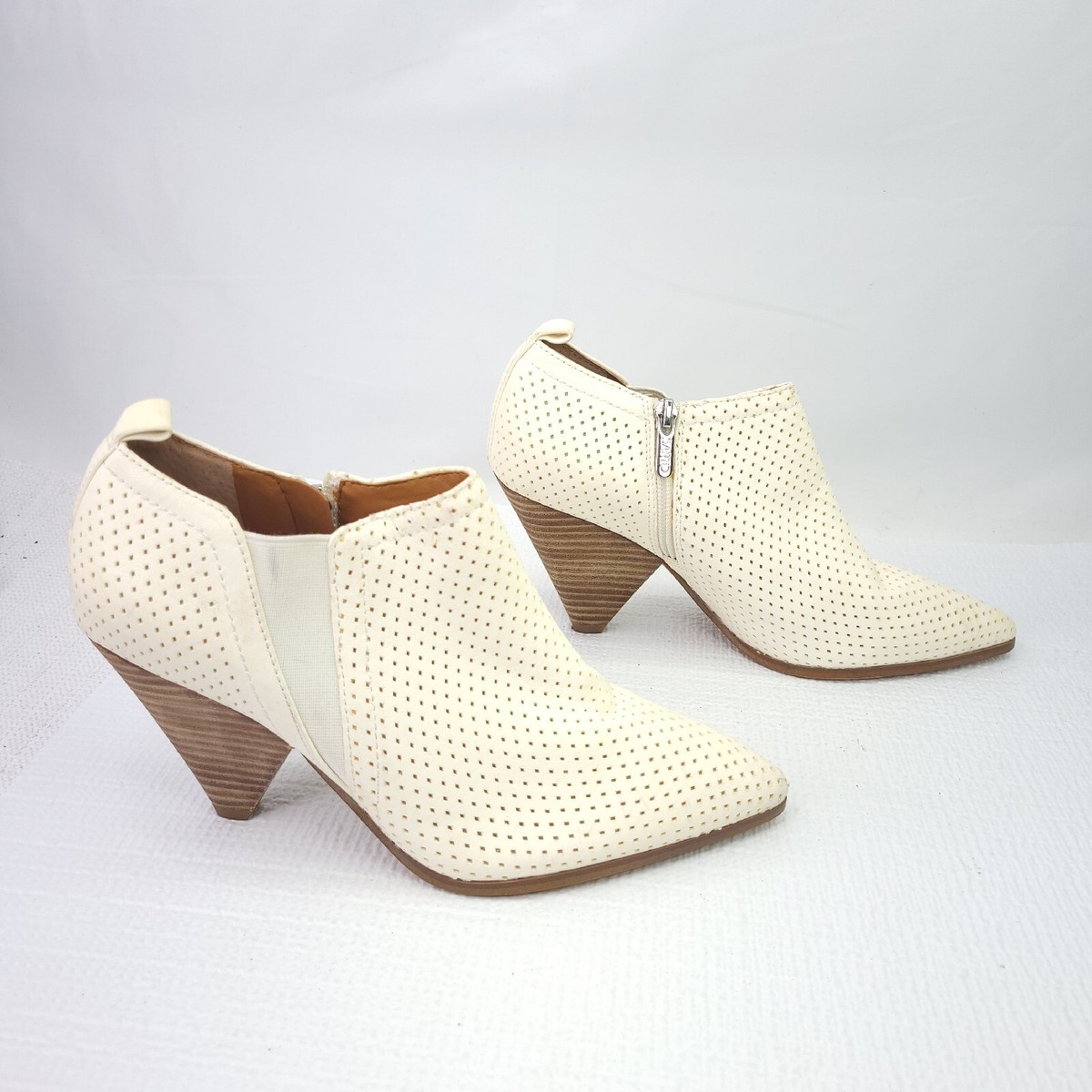 Bone Margot White Perforated Booties Rag Bone Shoes Rag Bone