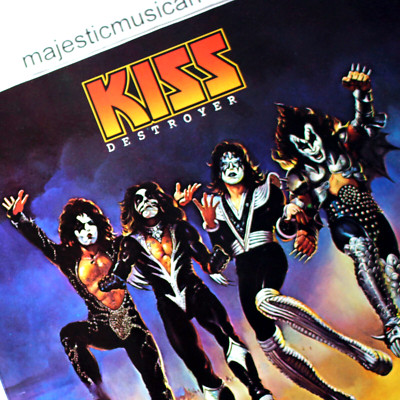 RARE ZZ COVER VINTAGE VINYL KISS DESTROYER LP EX NM BETH