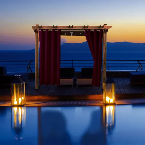 1/2 Stück Wasserdicht Outdoor Terrasse Vorhänge 52" Breit Sichtschutz Verdunkelung Pergola Schatten - Bild 13 von 124