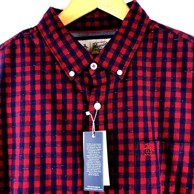 Original Penguin Mens Long Sleeve Red 