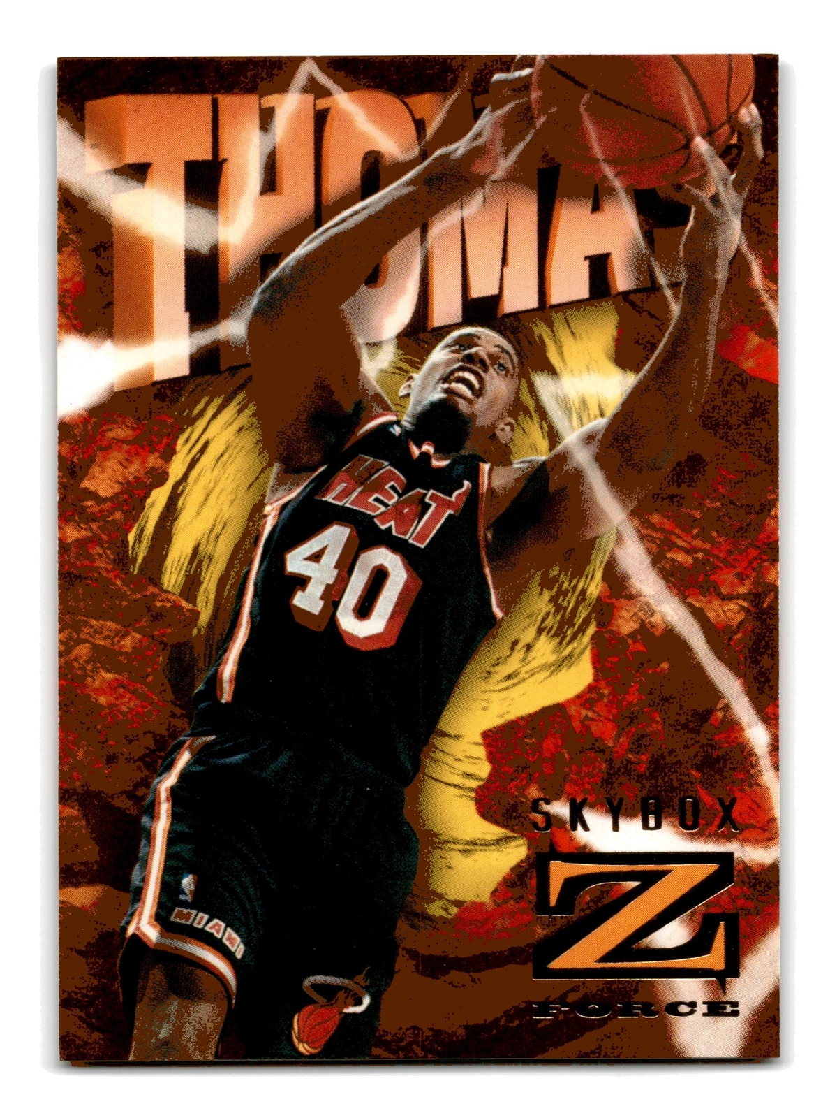 Kurt Thomas 1996-97 SkyBox Z-Force #48 Miami Heat NM-MINT