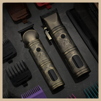Profesional Mens Barber Hair Trimmer Clipper Set Personal Care Appliances New