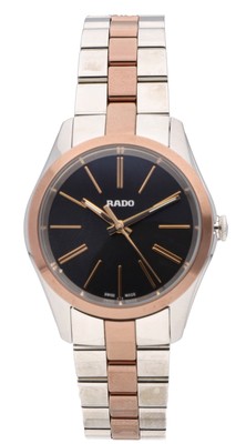 Rado Hyperchrome 31mm Quartz Two-Tone Black Dial Ladies Watch R32976152