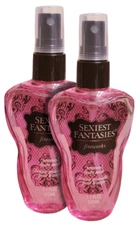 (2 PACK) 3.4FLOZ/100ml. Sexiest Fantasies - fireworks sensual body mist