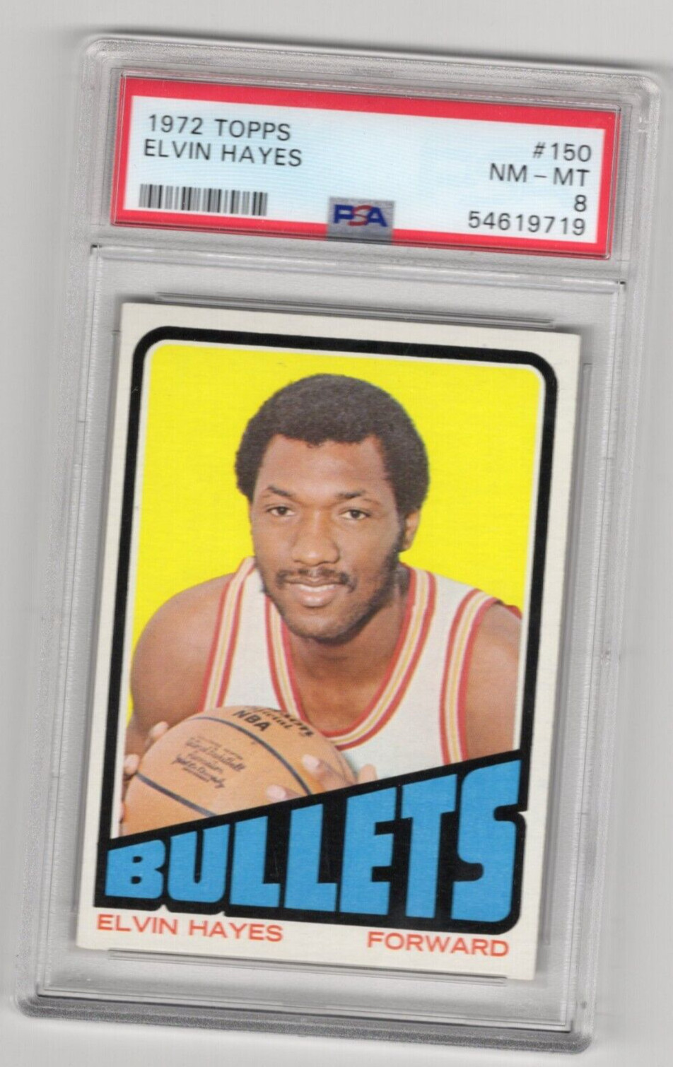 1972 TOPPS ELVIN HAYES #150 PSA 8 NM-MT
