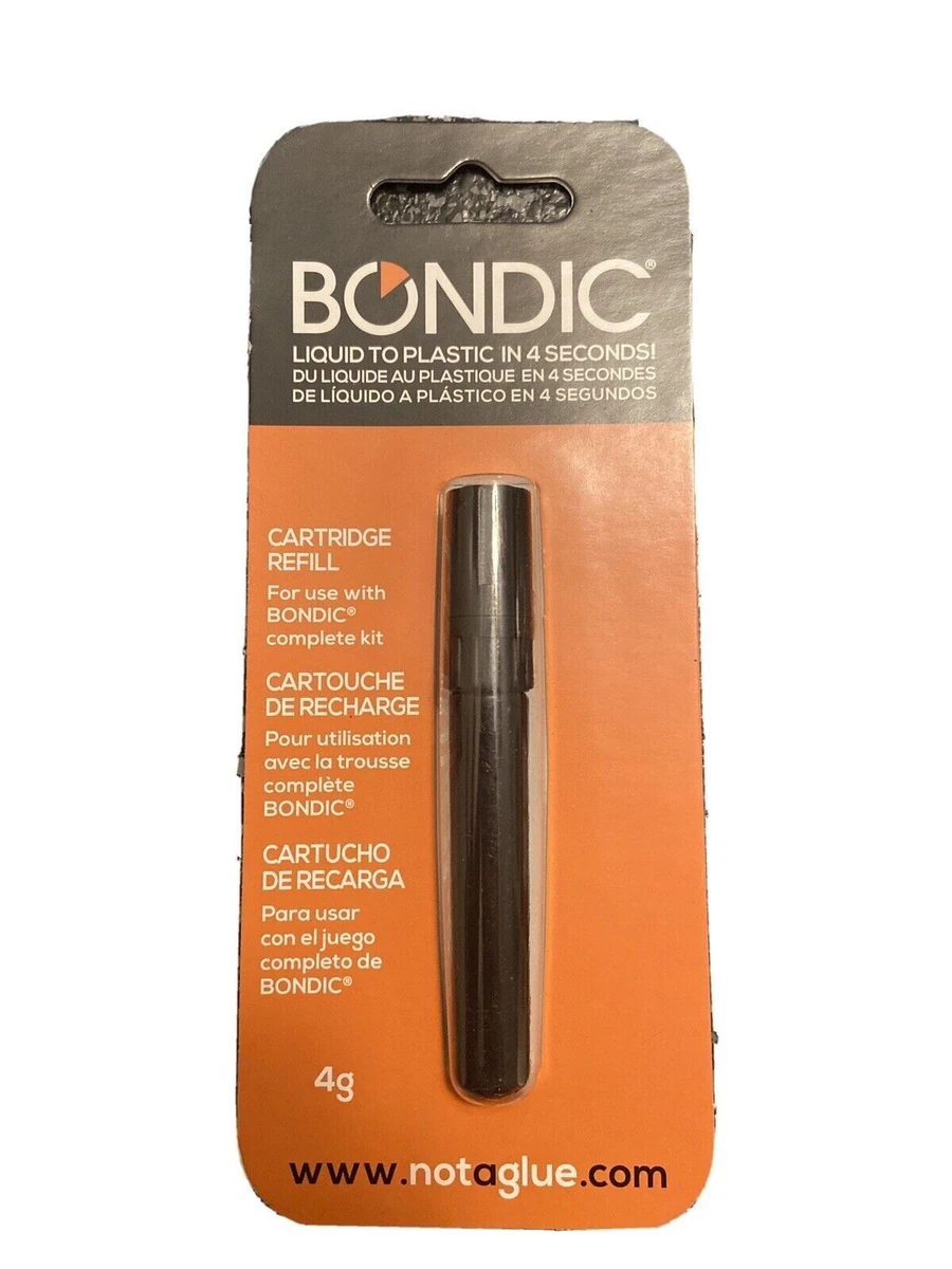 Lot 2 Bondic Refill 4 Gram Liquid Plastic Replacement Cartridge UV