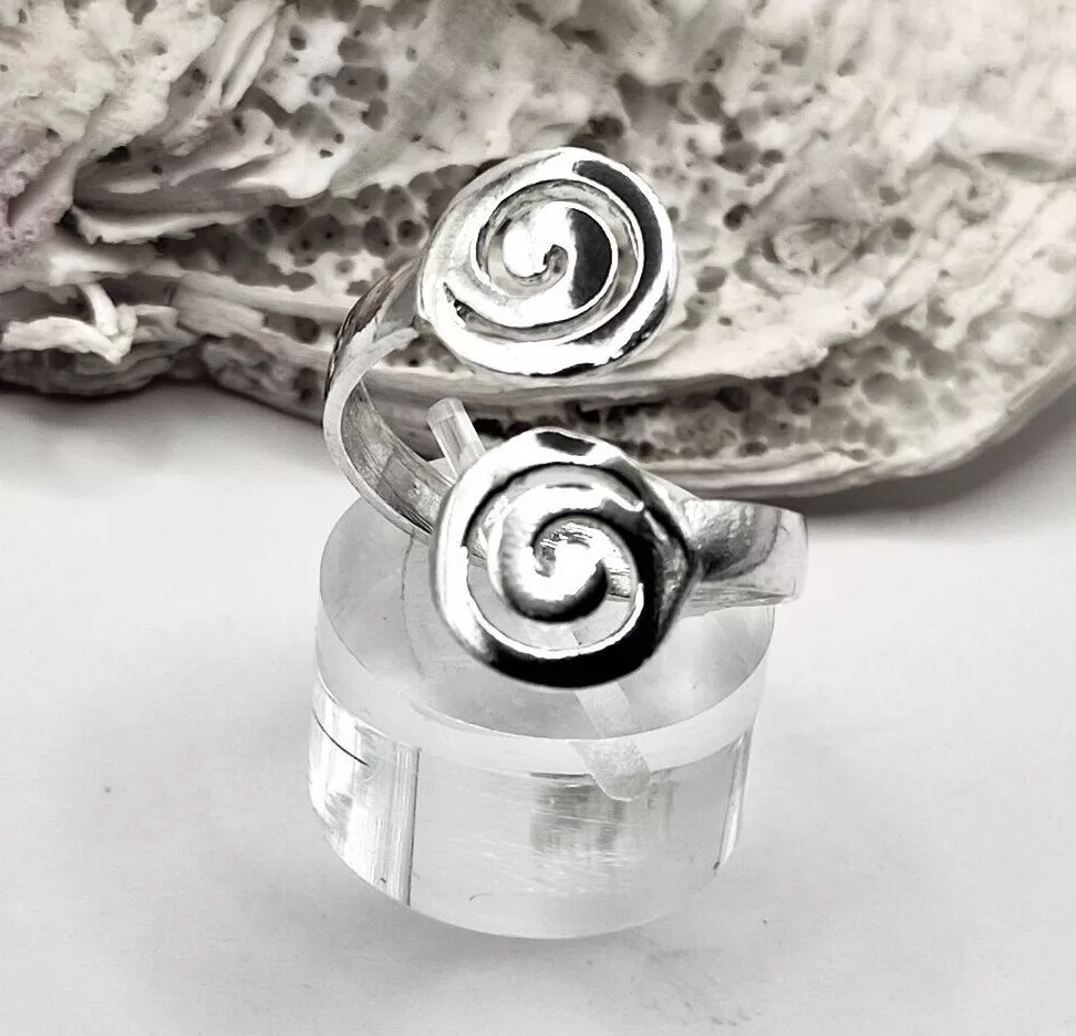 Personalized Secret Message Spiral Quote Ring by Punky Jane