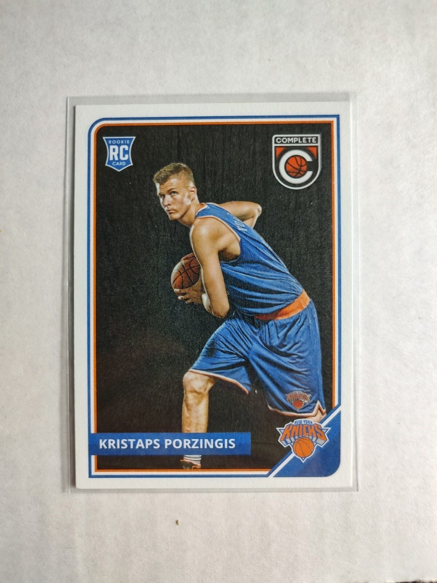 Kristaps Porzingis 2015-16 Panini Black Gold BK Rookie Jersey RC