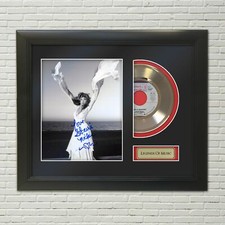 Stevie Nicks "Edge Of Seventeen" Framed Reproduction Signature 45 Display. "M4"