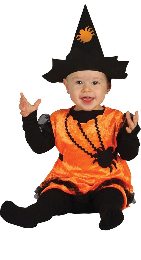 Disfraz de Brujita Calabaza Bebe