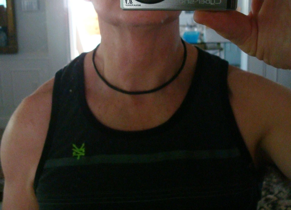 Heavy 4mm leather necklace cord thick leather in black brown natural m115 m126 - Image 2 of 4