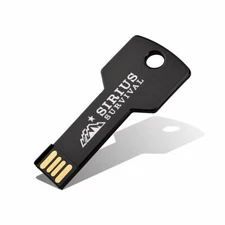 Secure Key Ring Style 128GB USB Flash Drive
