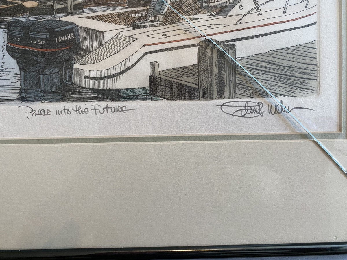 Original 1993 Glen P Weber “Power Into Future” Signed Etching | eBay