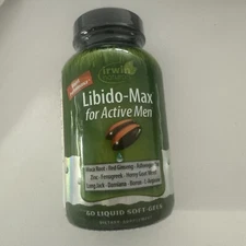Libido-Max® for Active Men,  60 Liquid Soft-Gels