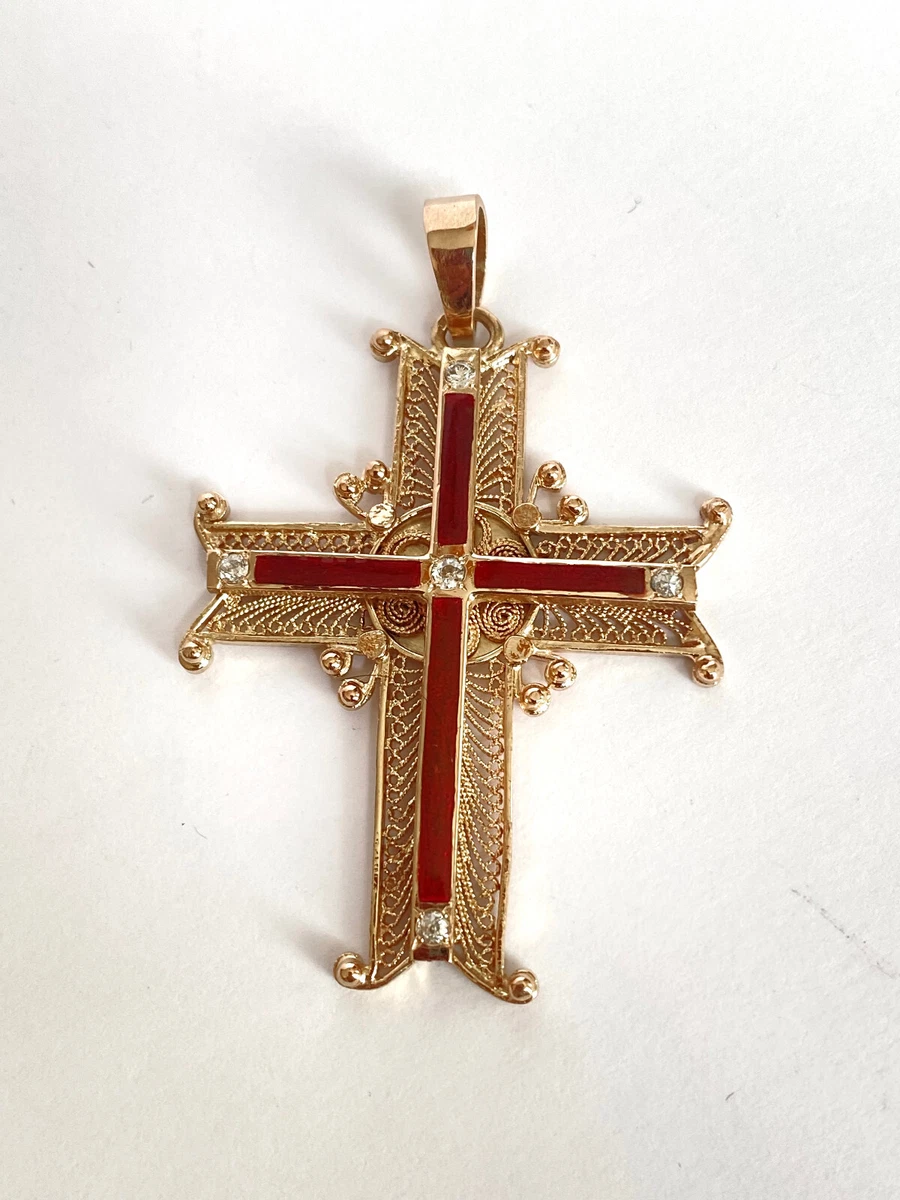 Faberge cheap cross pendant