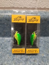 Set of 2!  Bagley Rattlin' Honey B RHB1-HT Firetiger Color