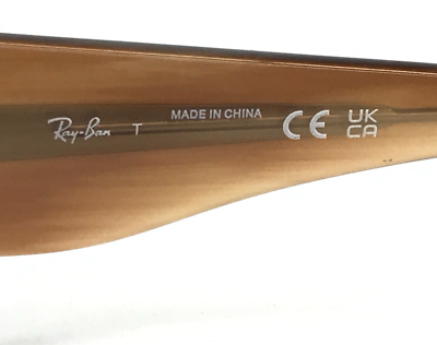 Ray-Ban Sunglasses RB2212 BEATE 1403/51 Striped Brown with  display picture 2