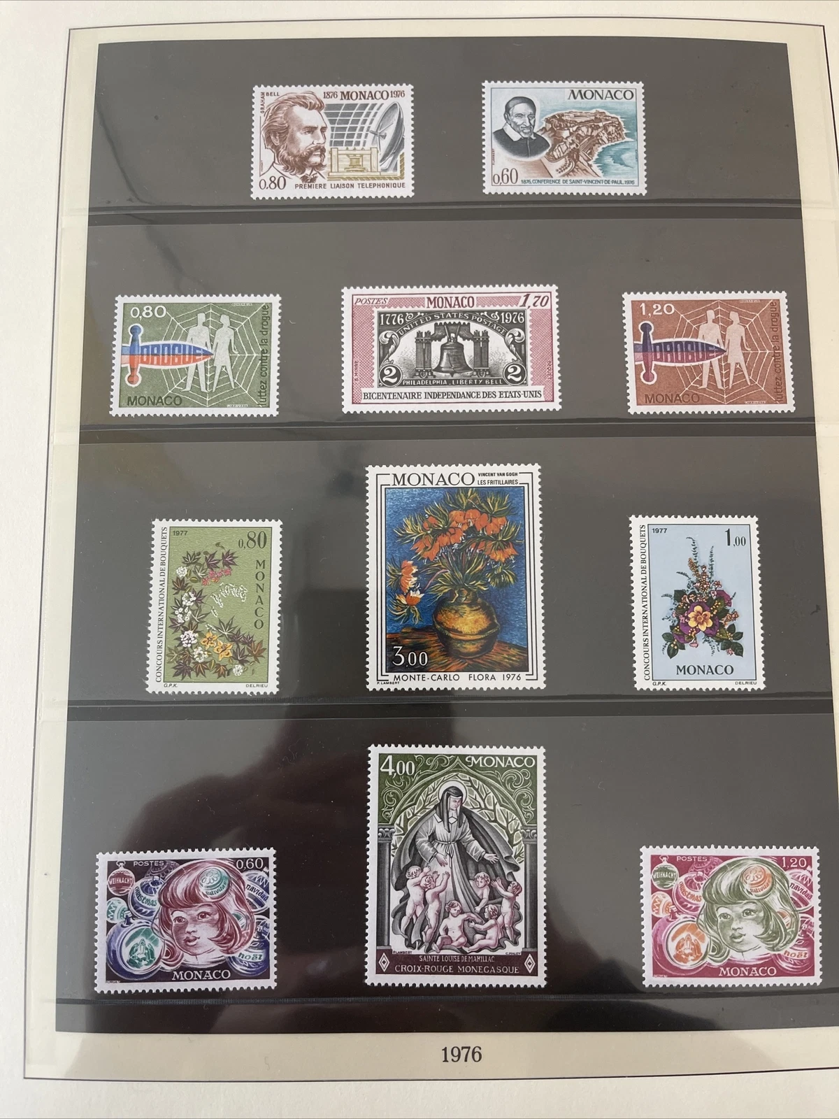 Timbres Monaco Neuf Lindner No.186 1976 Page 67