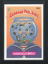 Topps 9th Series Garbage Pail Kids #349b Barnacle Bill-Pink Dot/Blotch Os9 ERROR