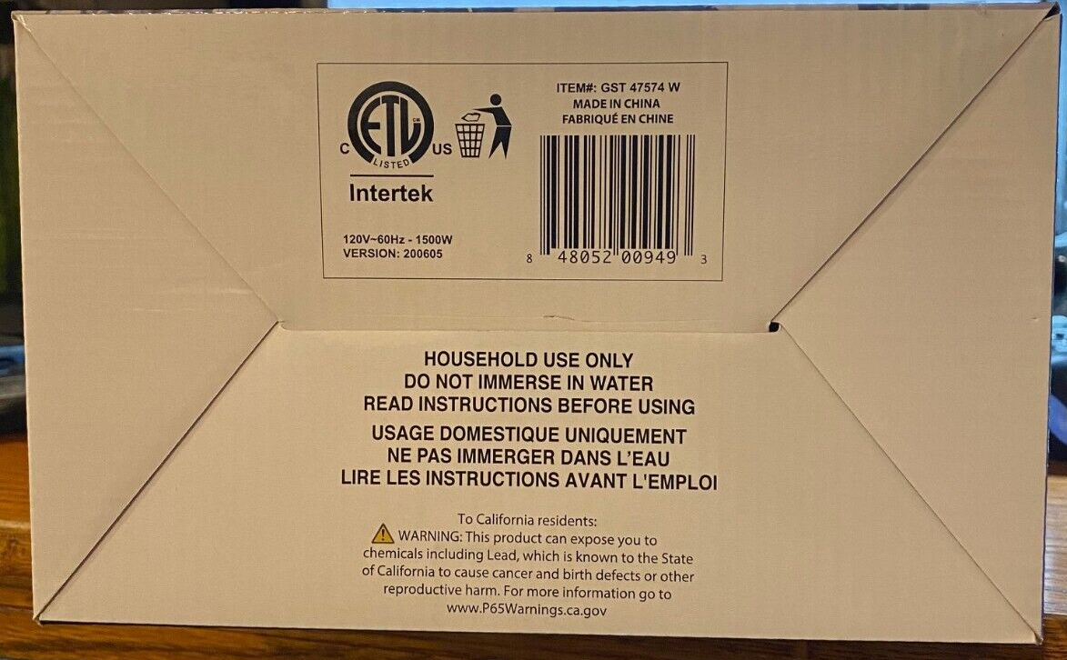 Kalorik Home Handheld Garment Steamer eBay