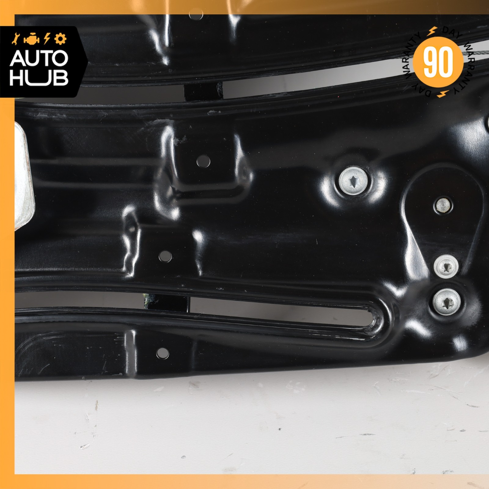 12-18 Bentley Continental GTC Rear Left Quarter Window Regulator w/Motor OEM