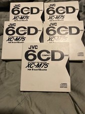 Lot of 5 JVC 6 CD XC-M75 Compact Disc Magazine