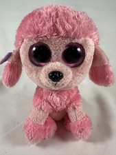 Ty Beanie Boos Princess The Poodle Pink Plush Stuffed Toy Animal Retired 6"