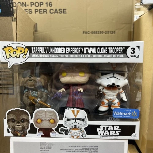 Lot Of 6 Pops Star Wars  3 Pack, Lucas, Omega Red, Razor Ramón, Seth, Stan Sh.