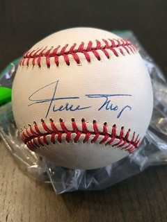 Willie Mays Autograph Official National League Baseball PSA DNA Giants