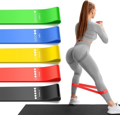 Resistance Bands for Working Out, 5 Levels Resistance Exercise Bands with Woven